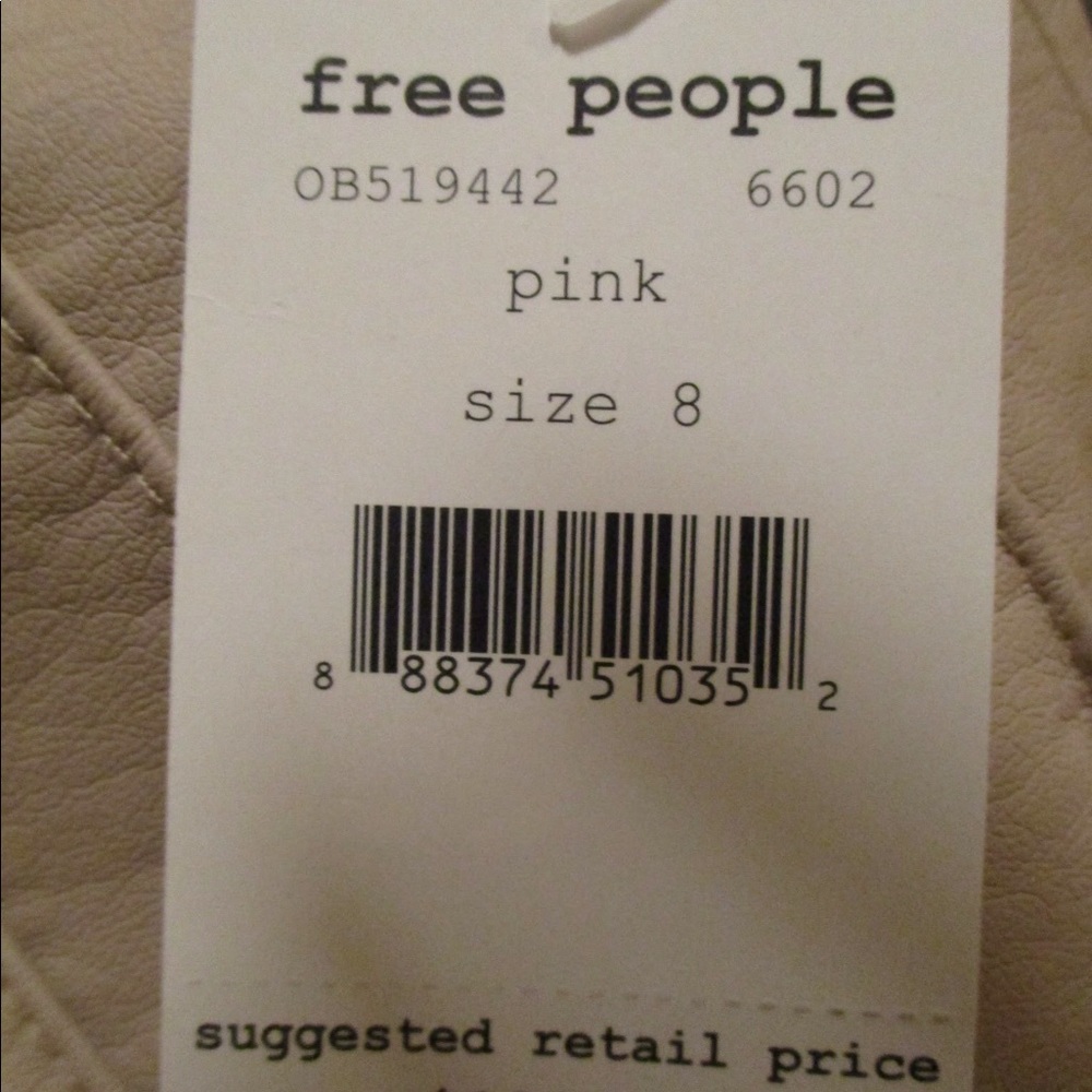 FREE PEOPLE Vegan Leather Mini Skirt NWT sizes 8 & 10 - Picture 9 of 9
